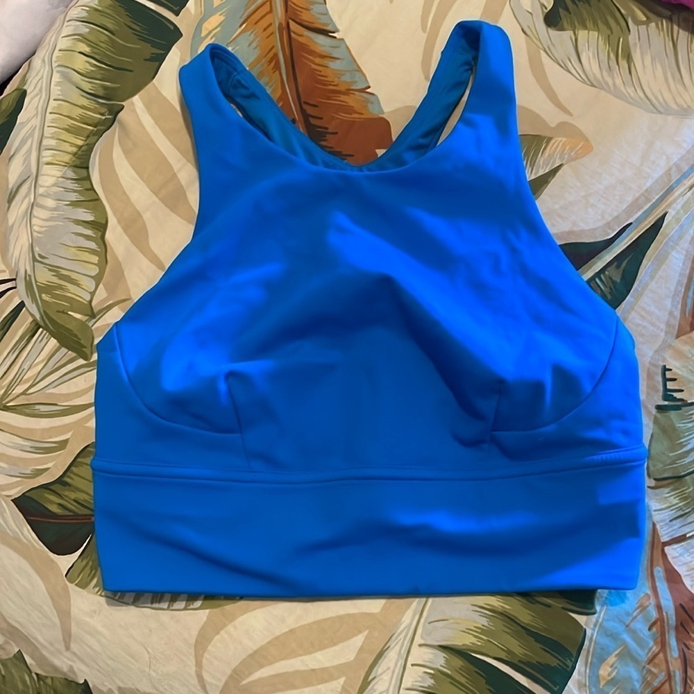 Lululemon High-Neck Wonder Train Long Line Sports A/B Cup